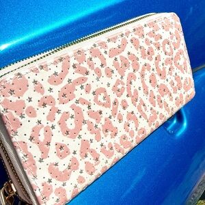 Pink Leopard Print Women's Wallet